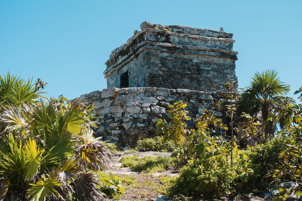 Temple of the Wind God in Tulum, Mexico