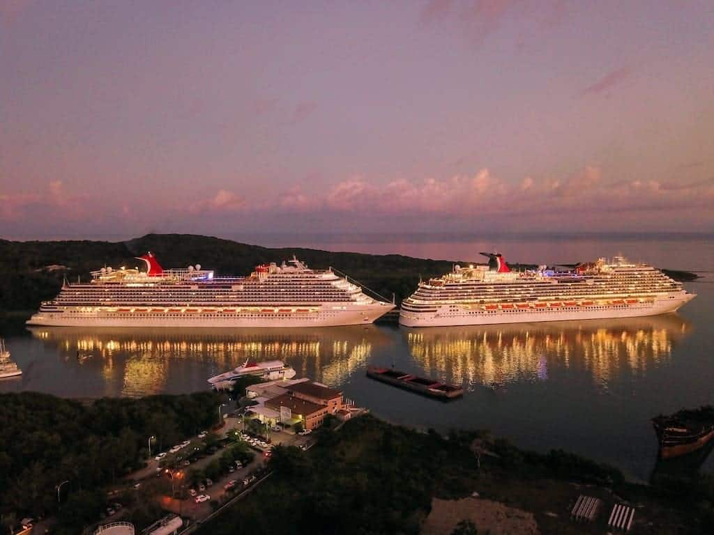 Two Cruise Ships