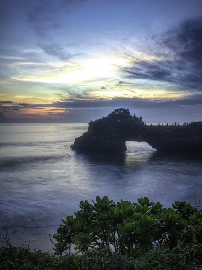 Rock Formation On Ocean