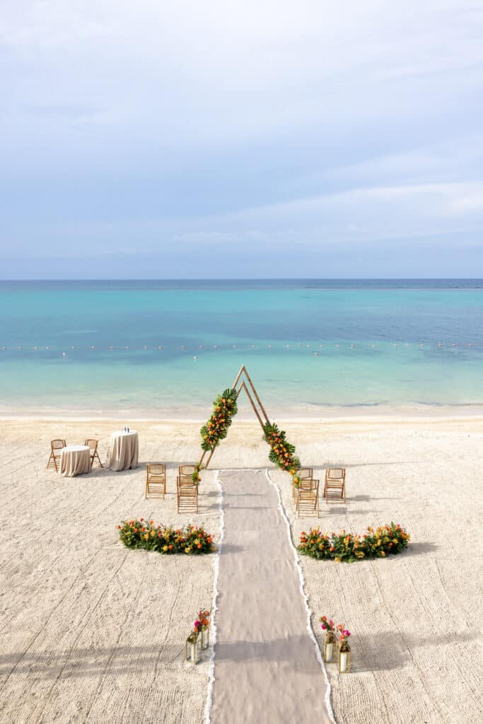 wedding at sandals Negril